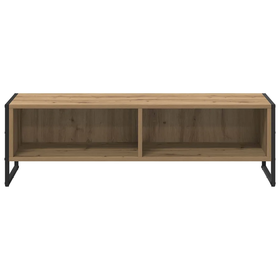 Meuble TV 100 x 36,5 x 30,5 cm Chêne artisan Bois d'ingénierie - 5