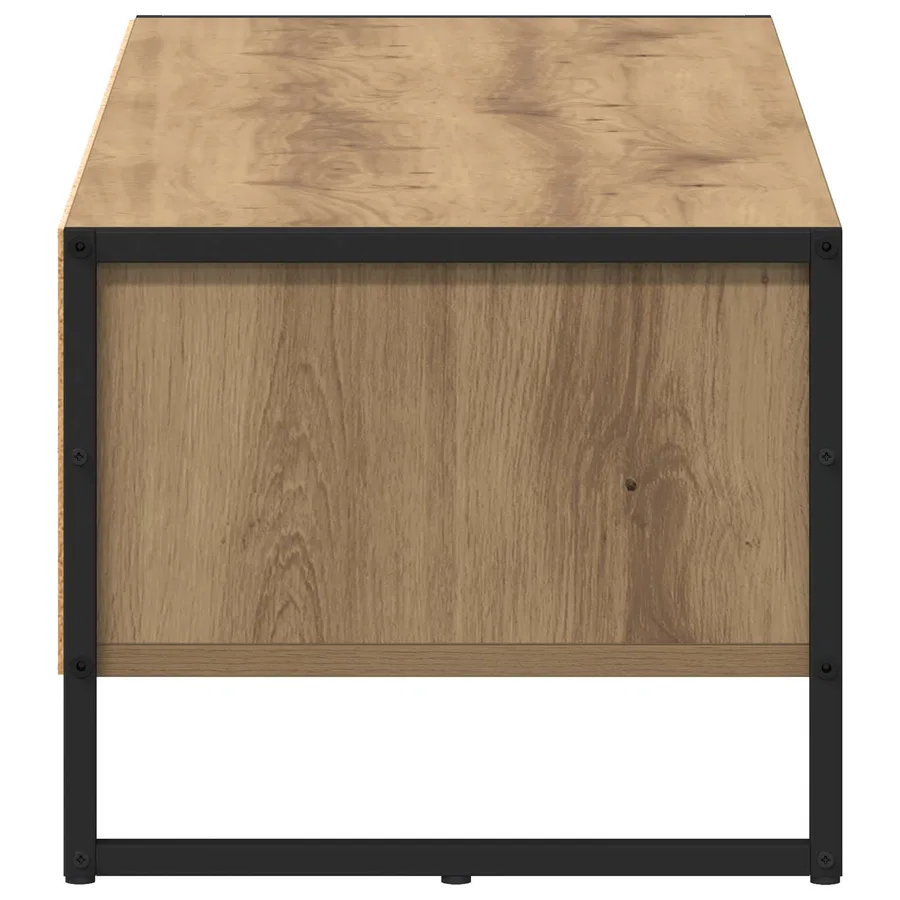 Meuble TV 100 x 36,5 x 30,5 cm Chêne artisan Bois d'ingénierie - 6