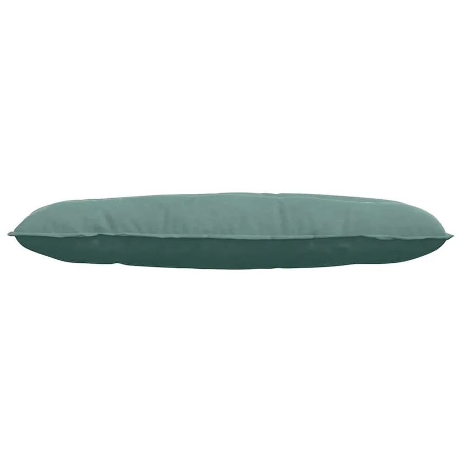 Coussin de Dos Vert Mer 120 x 50 cm Tissu en velours côtelé - 5