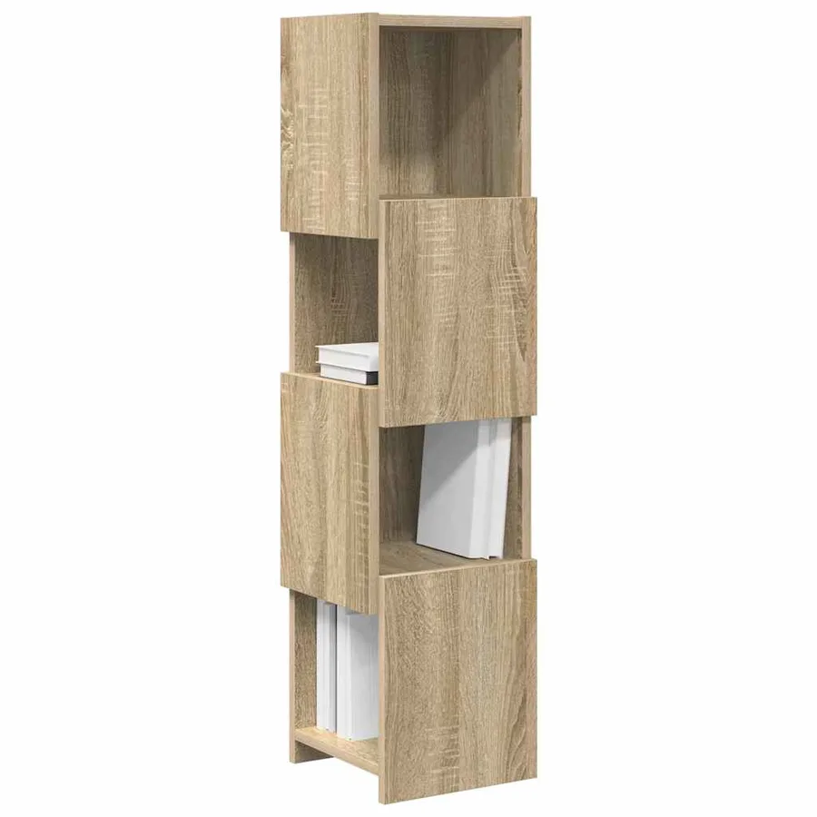 Meuble d'angle Chêne Sonoma 25,5x25x102cm Bois d'ingénierie - 3