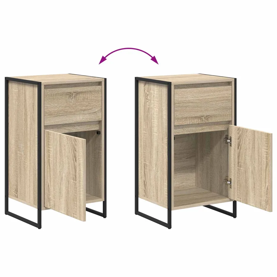 Buffet avec tiroir Sonoma 43 x 36 x 75,5 cm Bois d'ingénierie - 12