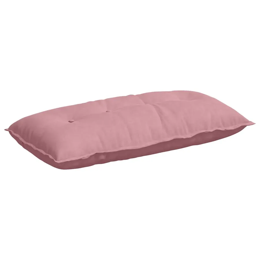 Coussin de Dos Rose 100 x 50 cm Tissu en velours côtelé - 2