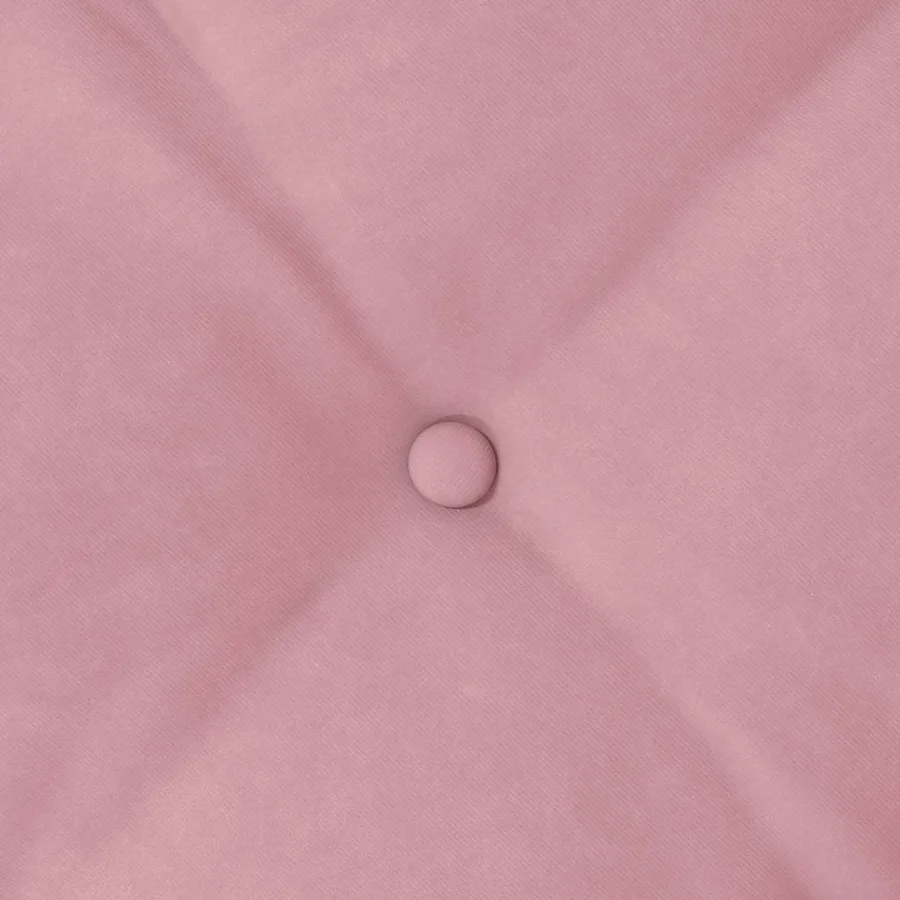 Coussin de Dos Rose 100 x 50 cm Tissu en velours côtelé - 8