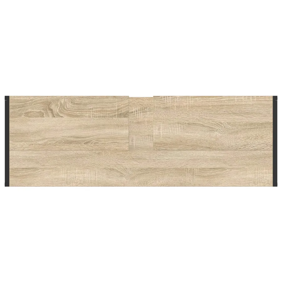 Ensemble de mobilier de salle de bain avec tiroir Chêne Sonoma - 11