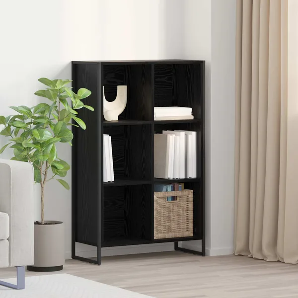 Bibliothèque Chêne noir 99,5 x 30 x 108,5 cm Bois d'ingénierie