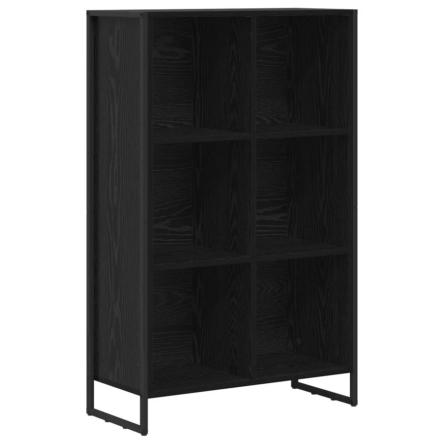Bibliothèque Chêne noir 99,5 x 30 x 108,5 cm Bois d'ingénierie - 2