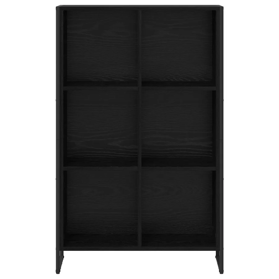 Bibliothèque Chêne noir 99,5 x 30 x 108,5 cm Bois d'ingénierie - 5