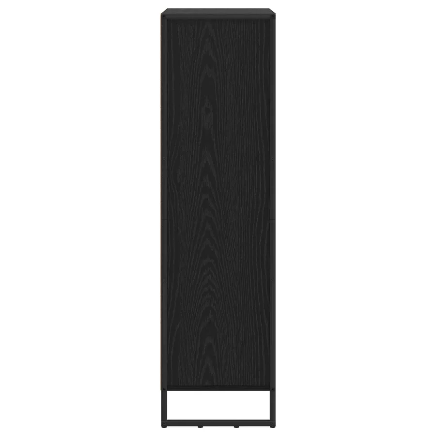 Bibliothèque Chêne noir 99,5 x 30 x 108,5 cm Bois d'ingénierie - 6