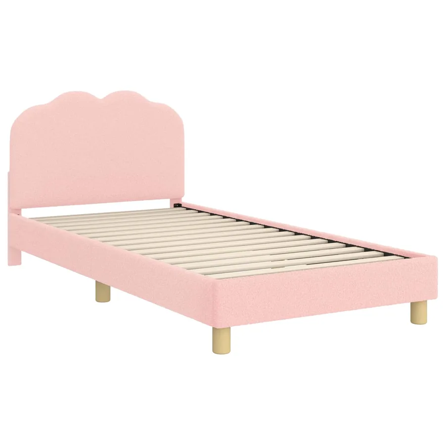 Cadre de lit pour enfants avec tête de lit Rose 90 x 200 cm - 2