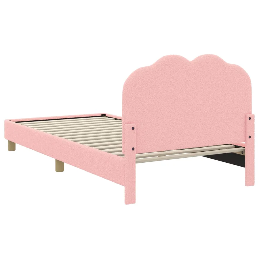 Cadre de lit pour enfants avec tête de lit Rose 90 x 200 cm - 6