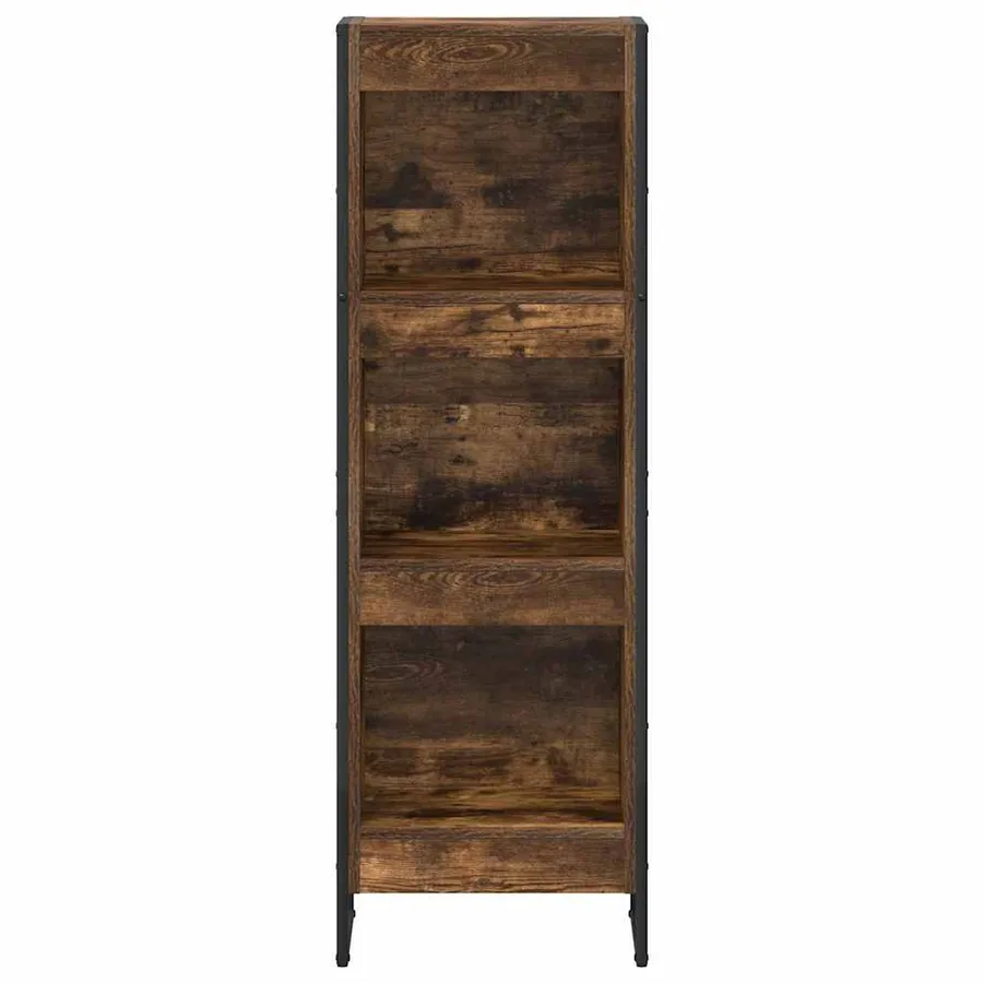 Bibliothèque Chêne Fumé 40 x 30 x 121 cm Bois d'ingénierie - 5