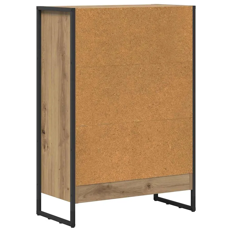 Bibliothèque 60 x 30 x 86,5 cm Bois d'ingénierie Chêne artisan - 7