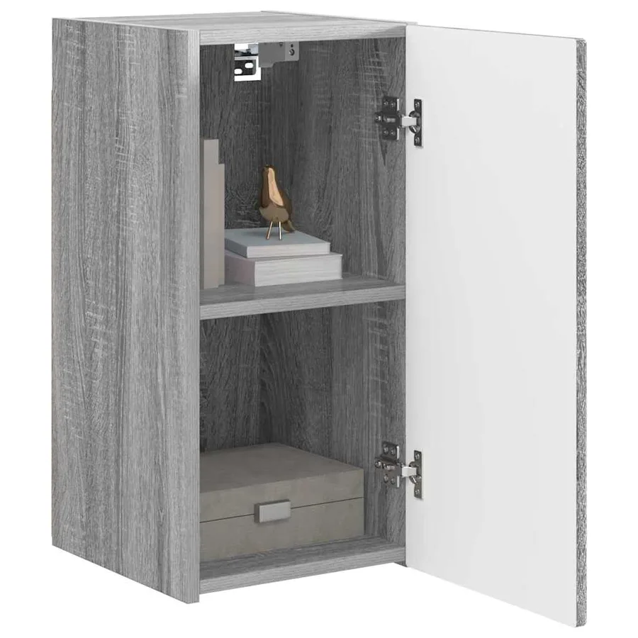 Meuble TV mural Montage mural 2 pcs Gris Sonoma 30 x 31 x 60 cm - 3
