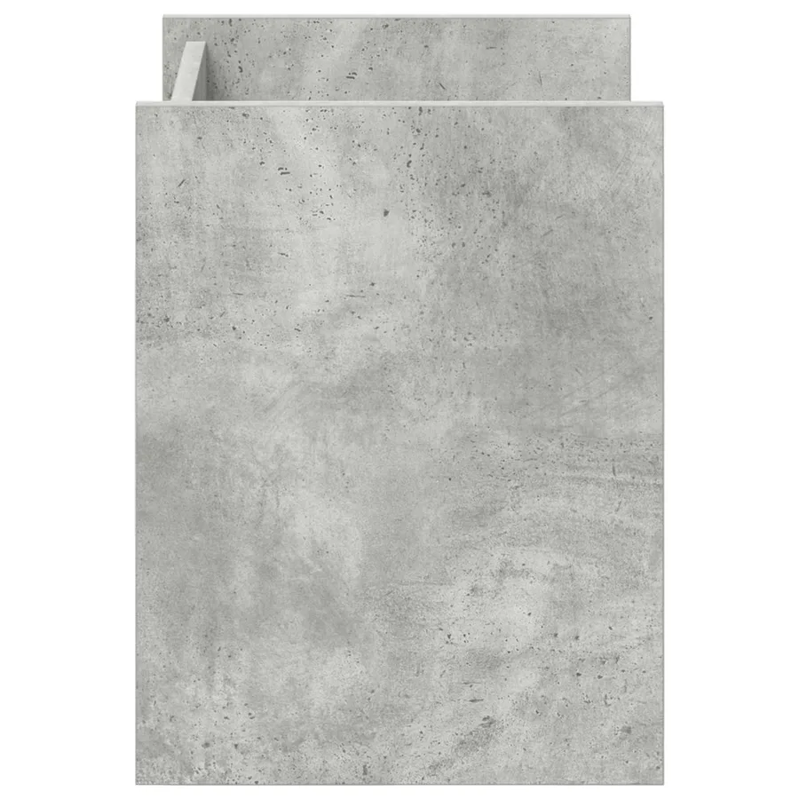 Étagère à magazines avec étagère Gris Béton 35 x 35 x 45 cm - 6