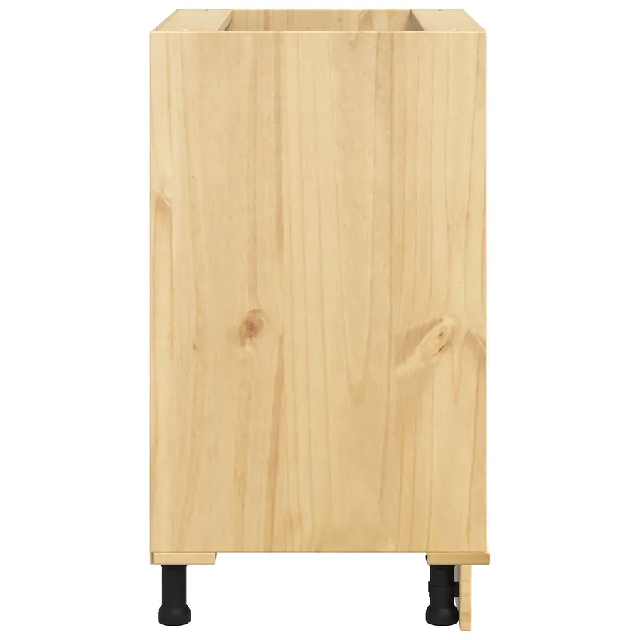 Armoire SKI Brun Miel 60 x 46 x 81 cm Pin massif - 6