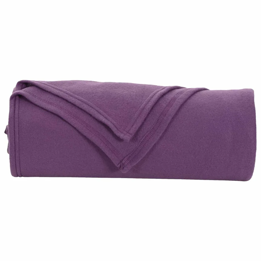 Couvertures à jeter 24 pcs Violet 240 x 220 cm Toison - 4