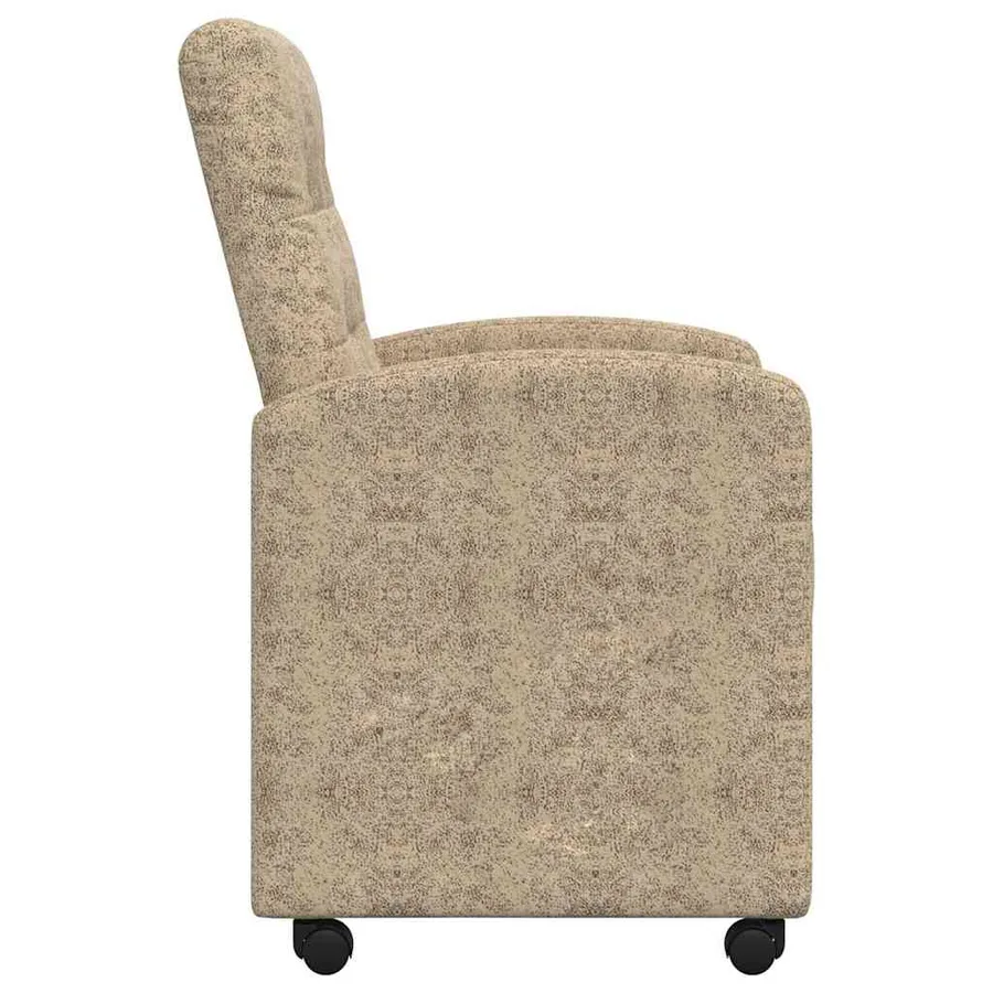 Chaises de Salle à Manger avec Roues 2 pcs Gris clair - 5