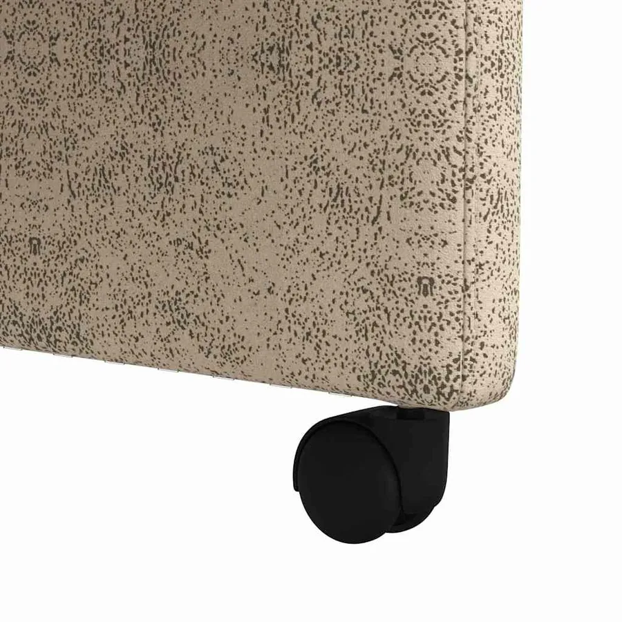 Chaises de Salle à Manger avec Roues 2 pcs Gris clair - 9