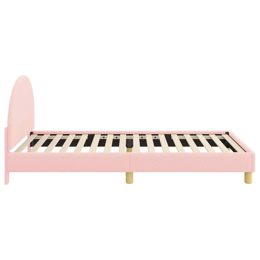 Cadre de lit pour enfants avec tête de lit Rose 90 x 190 cm - 5