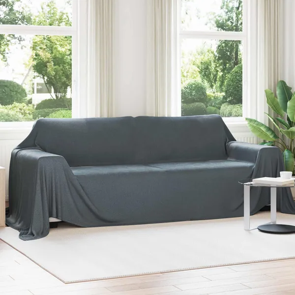 Jeté Gris foncé 350 x 270 cm Toison