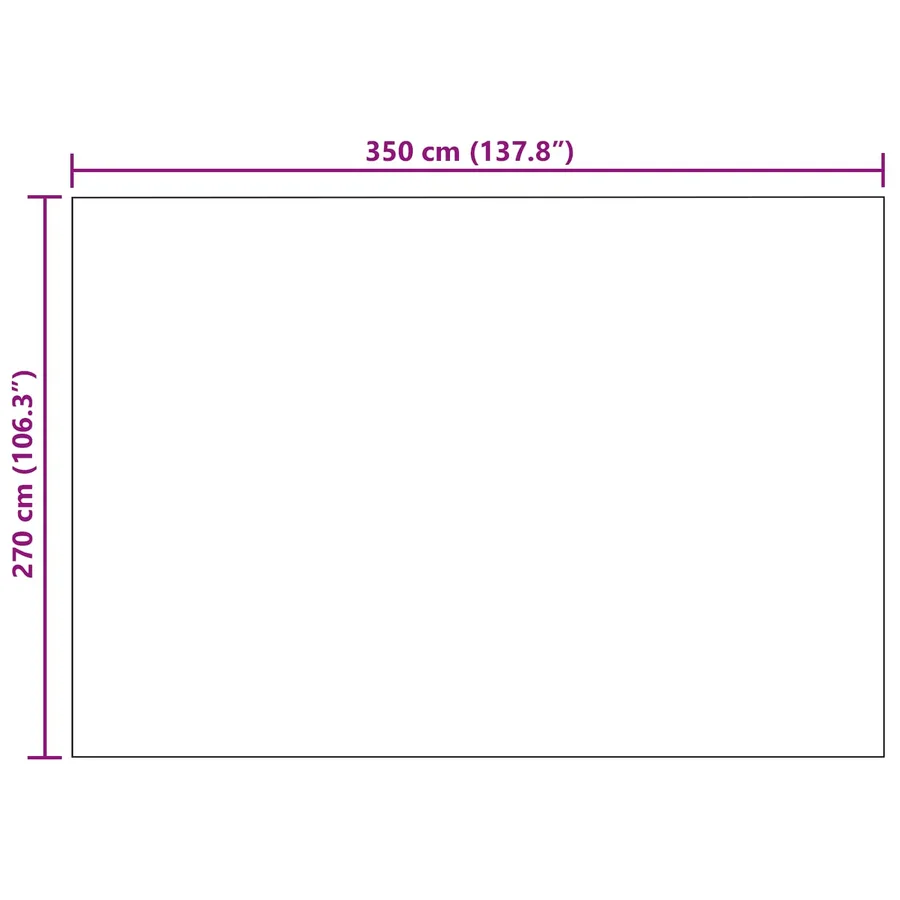 Jeté Crème 350 x 270 cm Toison - 8