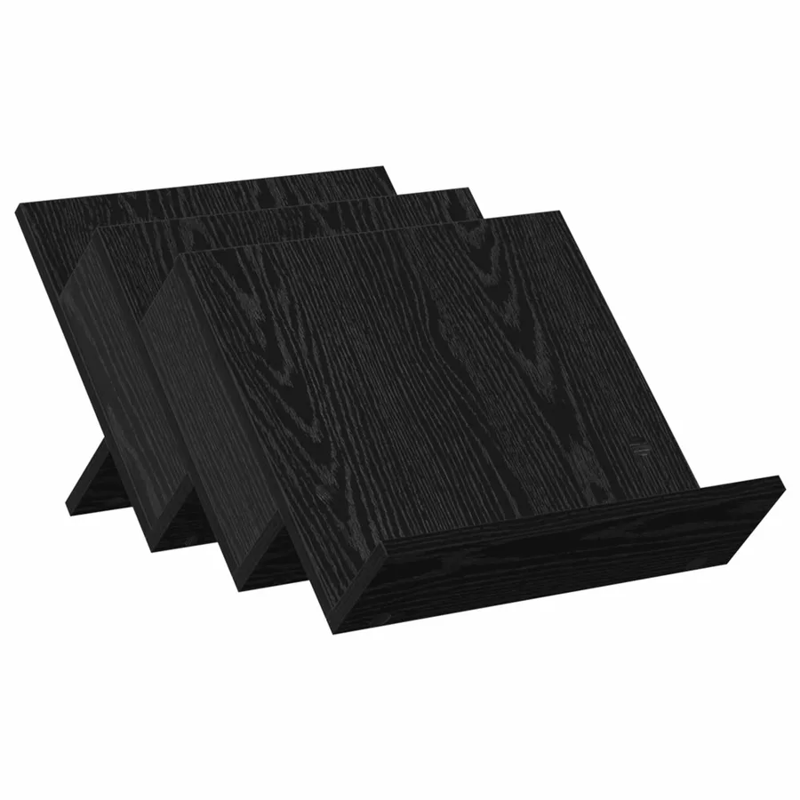 Étagère à magazines avec étagère Chêne noir 53 x 40 x 28,5 cm - 2