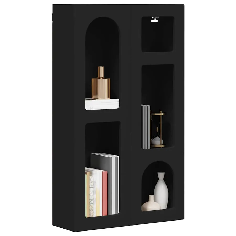 Armoire suspendue ELST Noir 59 x 20 x 100 cm Bois d'ingénierie - 3