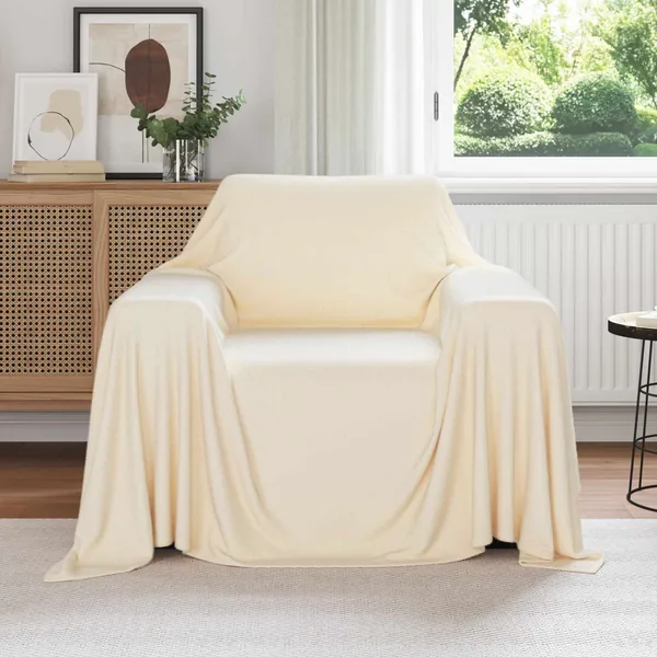 Jeté Crème 210 x 140 cm Toison