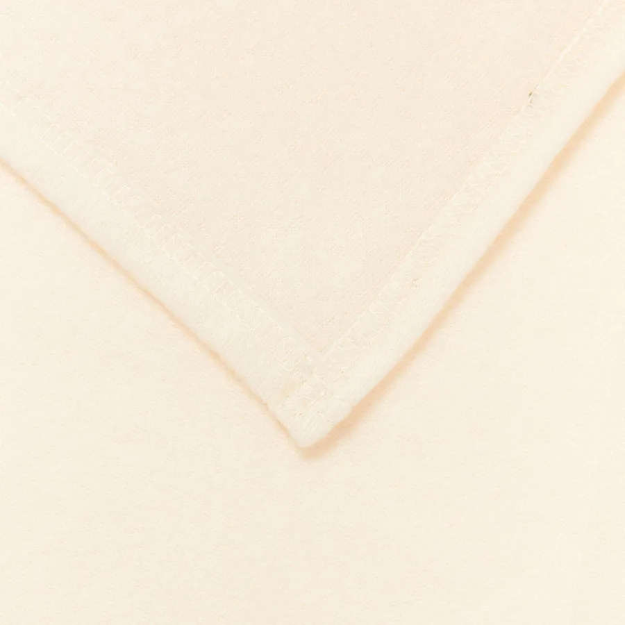 Jeté Crème 270 x 240 cm Toison - 5