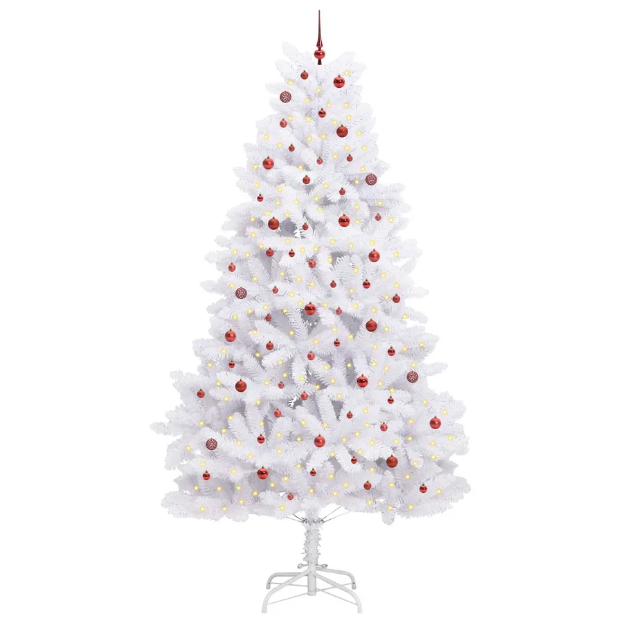 Sapin de Noël Artificiel à Branches Articulées Blanc 300 cm - 3
