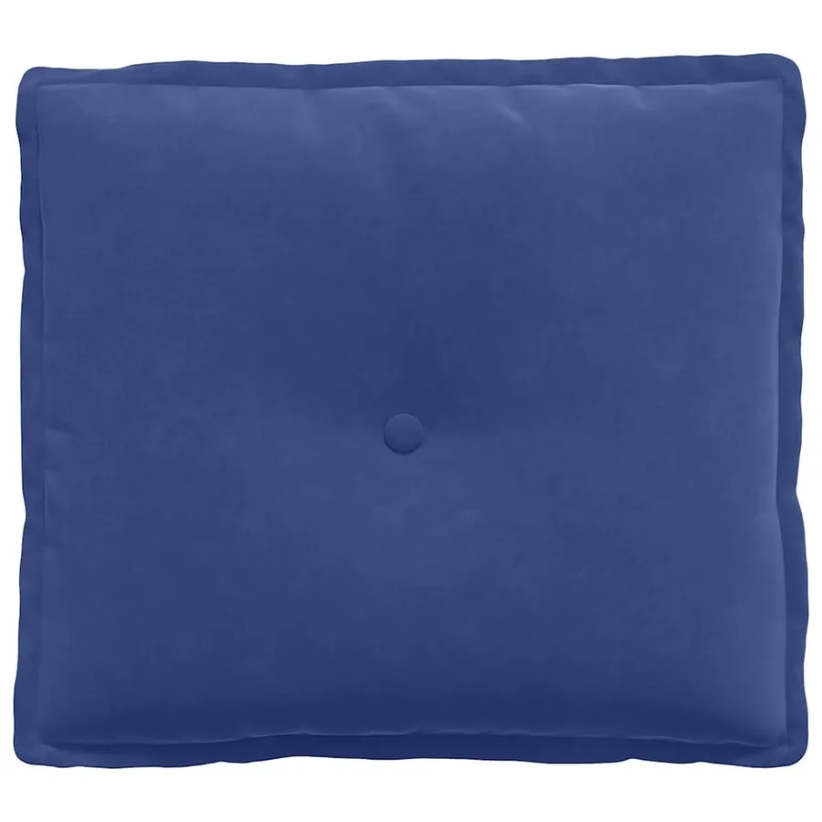 Coussin de Dos Bleu police 50 x 45 cm Tissu en velours côtelé - 5