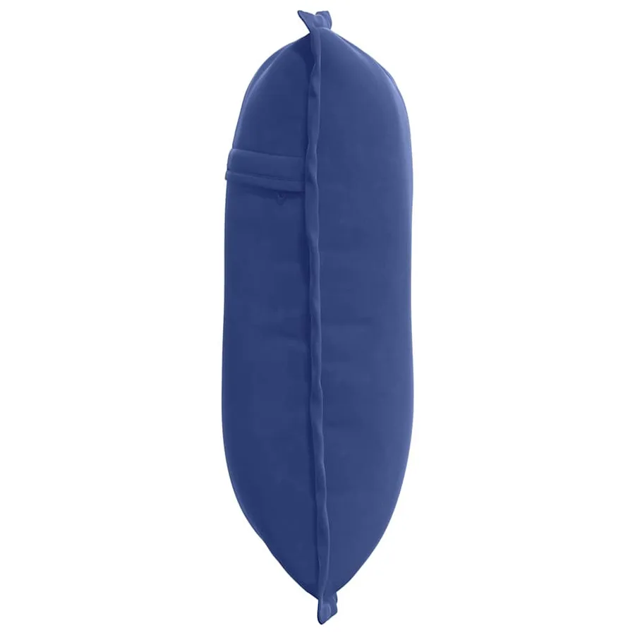 Coussin de Dos Bleu police 50 x 45 cm Tissu en velours côtelé - 6
