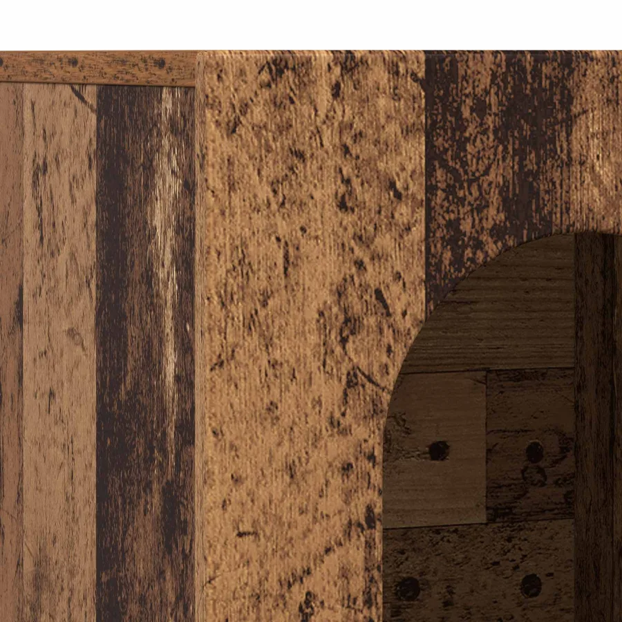 Buffet ELST Bois ancien 100 x 35 x 59 cm Bois d'ingénierie - 9