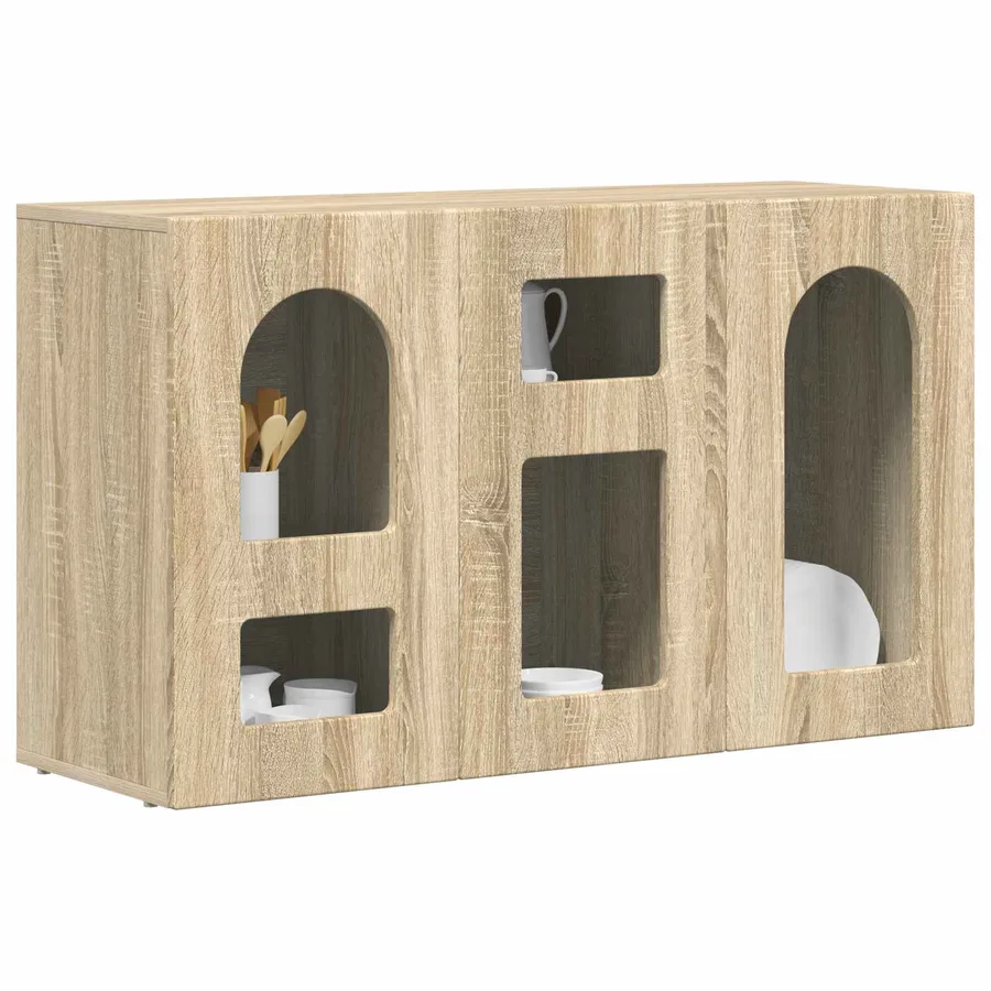 Buffet ELST Chêne Sonoma 100 x 35 x 59 cm Bois d'ingénierie - 3
