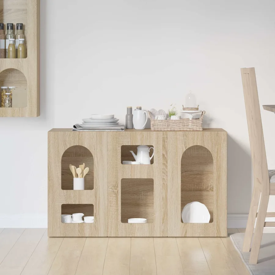 Buffet ELST Chêne Sonoma 100 x 35 x 59 cm Bois d'ingénierie - 4