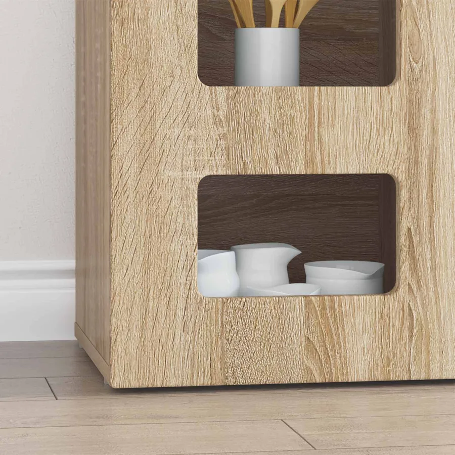 Buffet ELST Chêne Sonoma 100 x 35 x 59 cm Bois d'ingénierie - 5