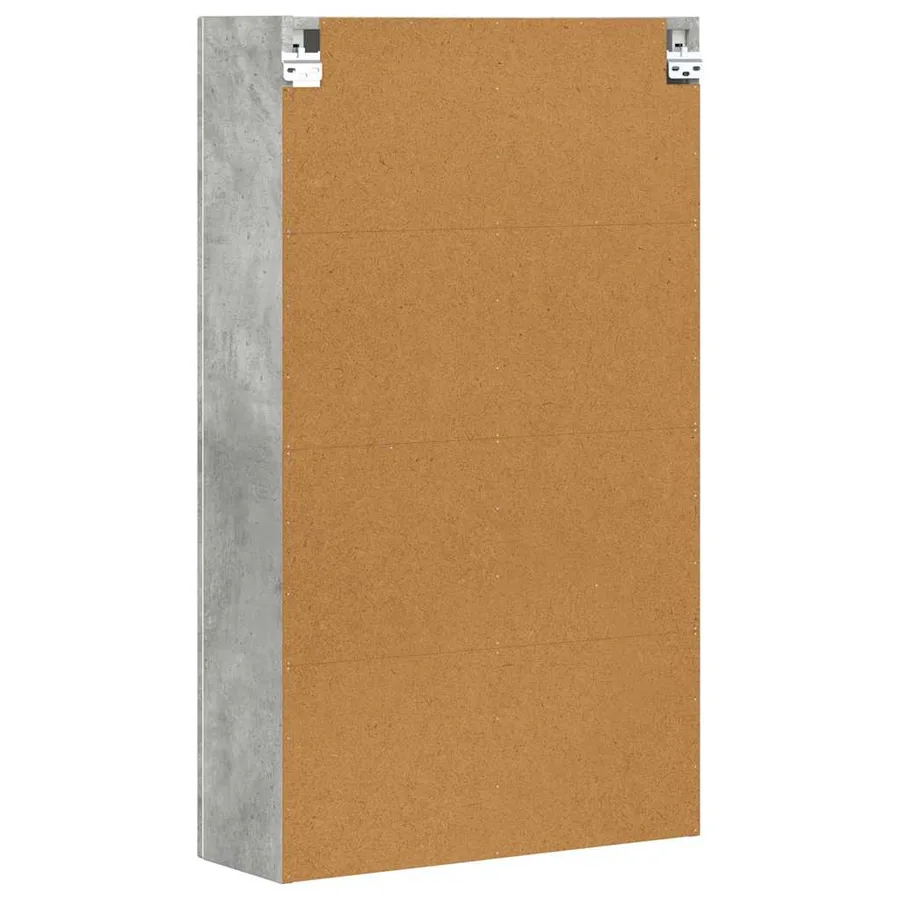 Armoire suspendue avec étagère ELST Gris béton 59 x 20 x 100 cm - 7