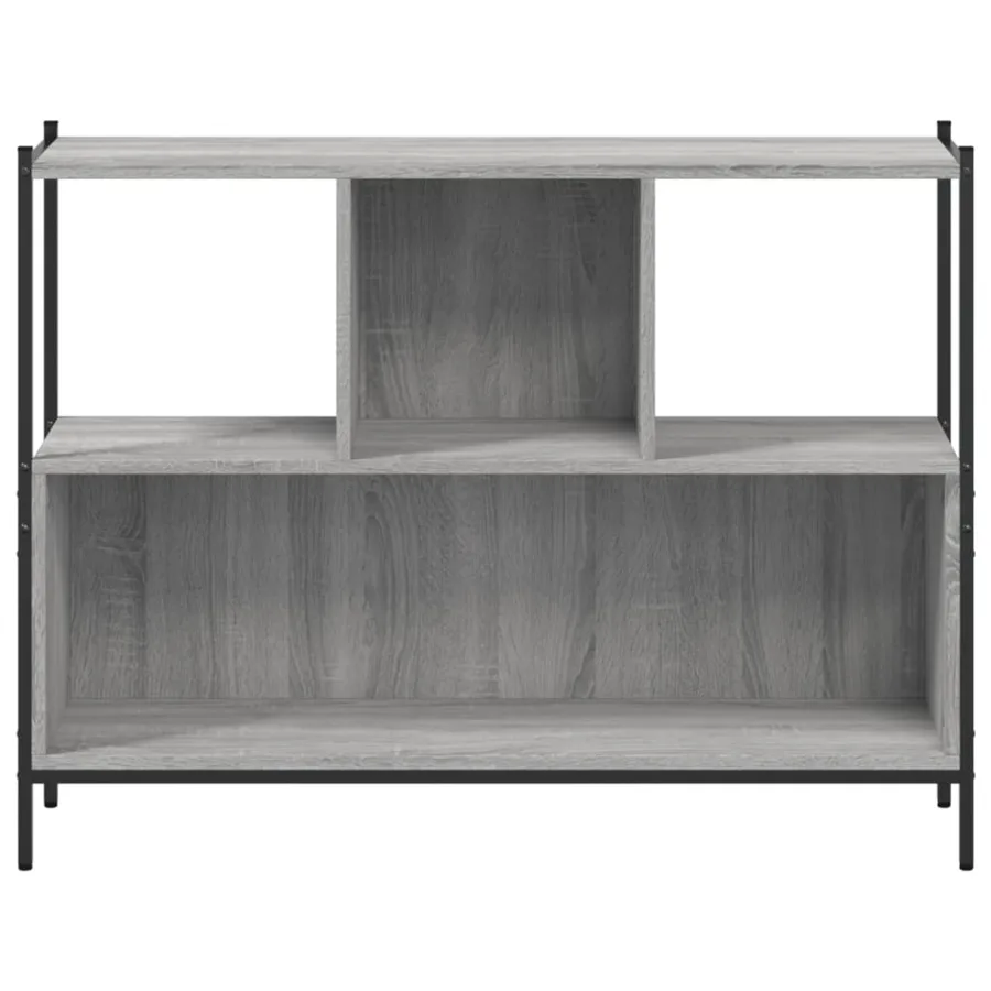 Bibliothèque sonoma gris 102x28x77,5 cm bois d'ingénierie - 5