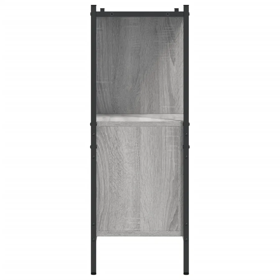 Bibliothèque sonoma gris 102x28x77,5 cm bois d'ingénierie - 6