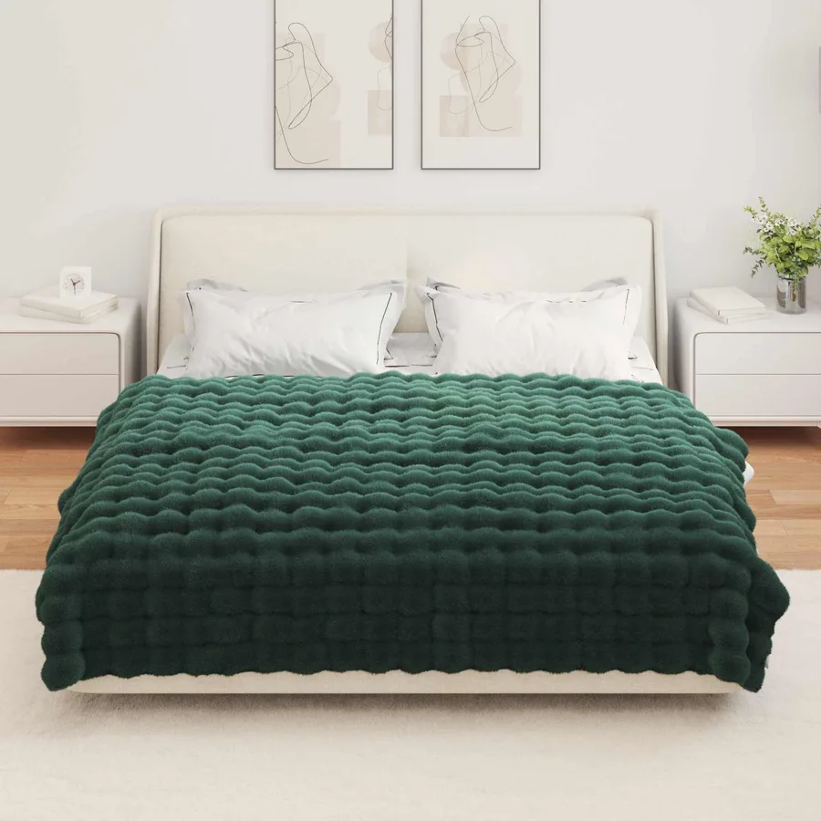 Couverture antidérapante en fausse de lapin Olite 4 pcs - 4