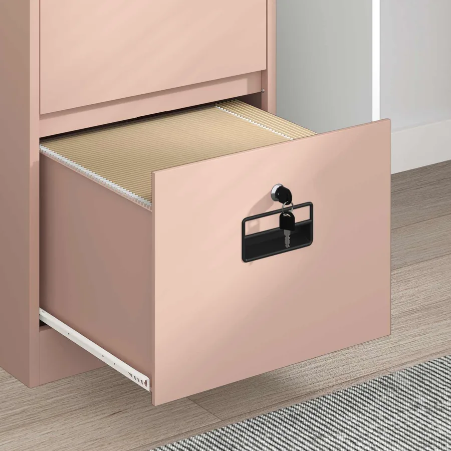 Cabinet de Dossier avec tiroir Rose 45,5 x 42 x 106,5 cm - 5