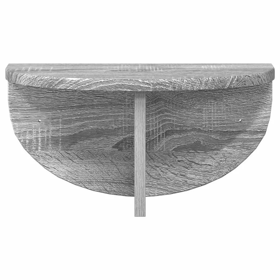 Étagère Murale Montage mural 2 pcs Gris Sonoma 38 x 19 x 19 cm - 6
