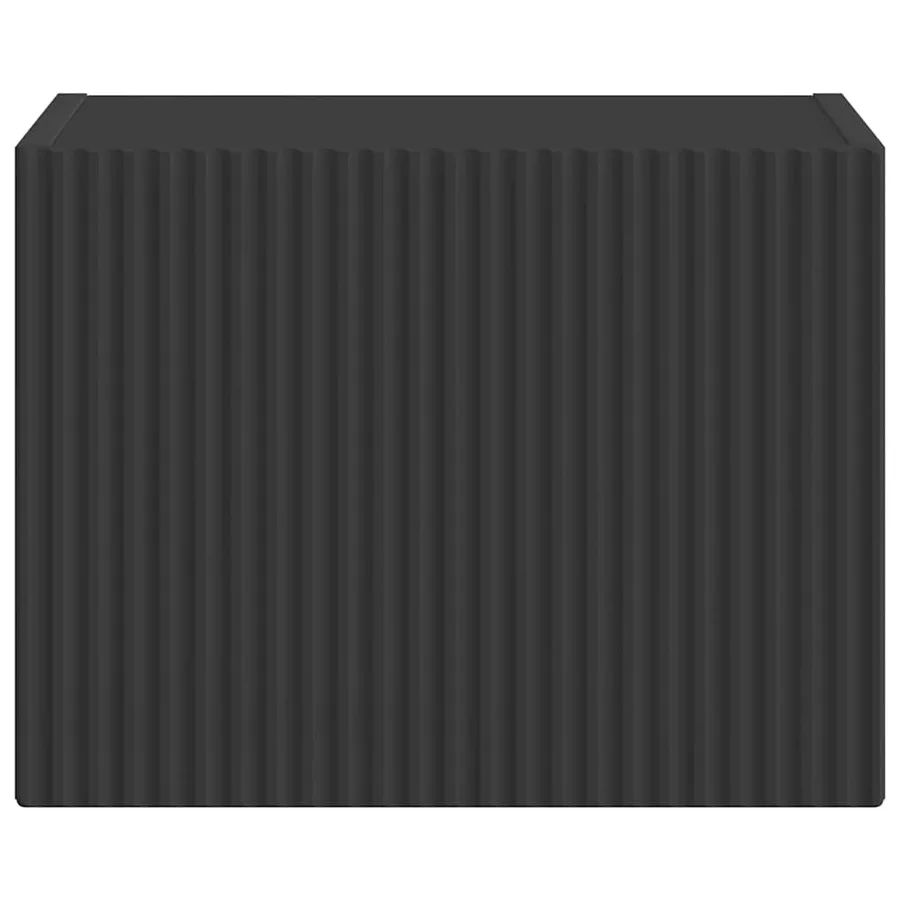 Meuble TV mural Noir 39 x 31 x 29,5 cm Bois d'ingénierie - 6