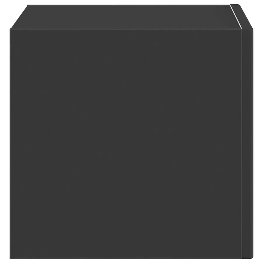 Meuble TV mural Noir 39 x 31 x 29,5 cm Bois d'ingénierie - 7