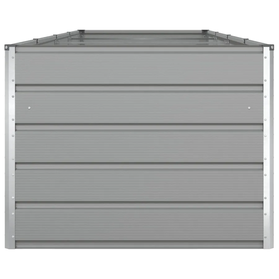 Jardinière Gris clair 385 x 100 x 75 cm Acier galvanisé - 6