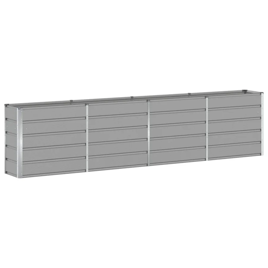 Jardinière Gris clair 320 x 40 x 75 cm Acier - 2