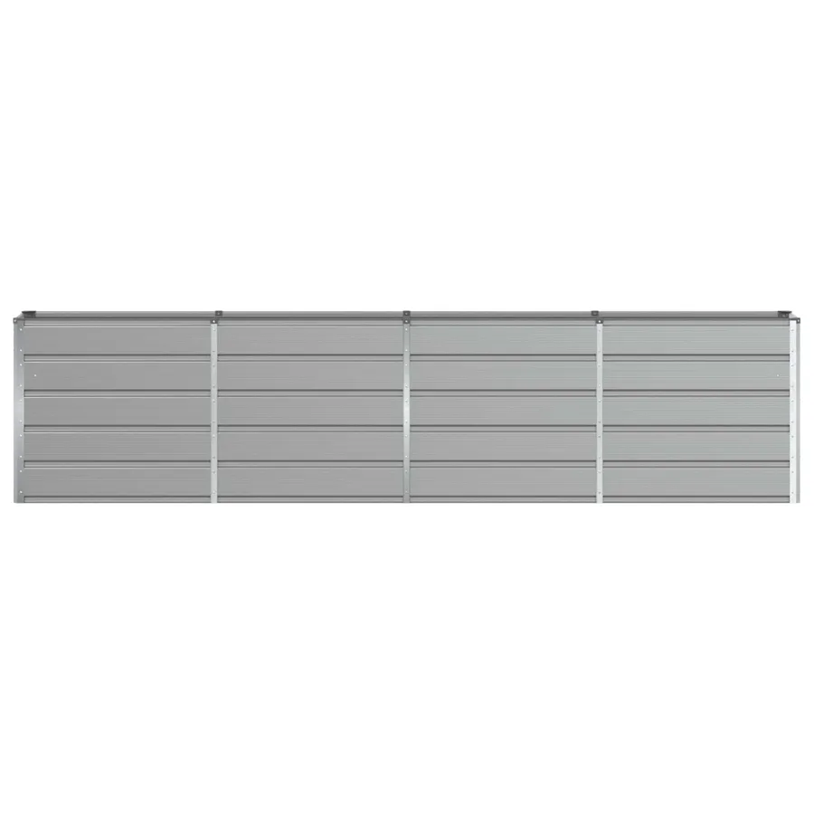 Jardinière Gris clair 320 x 40 x 75 cm Acier - 4