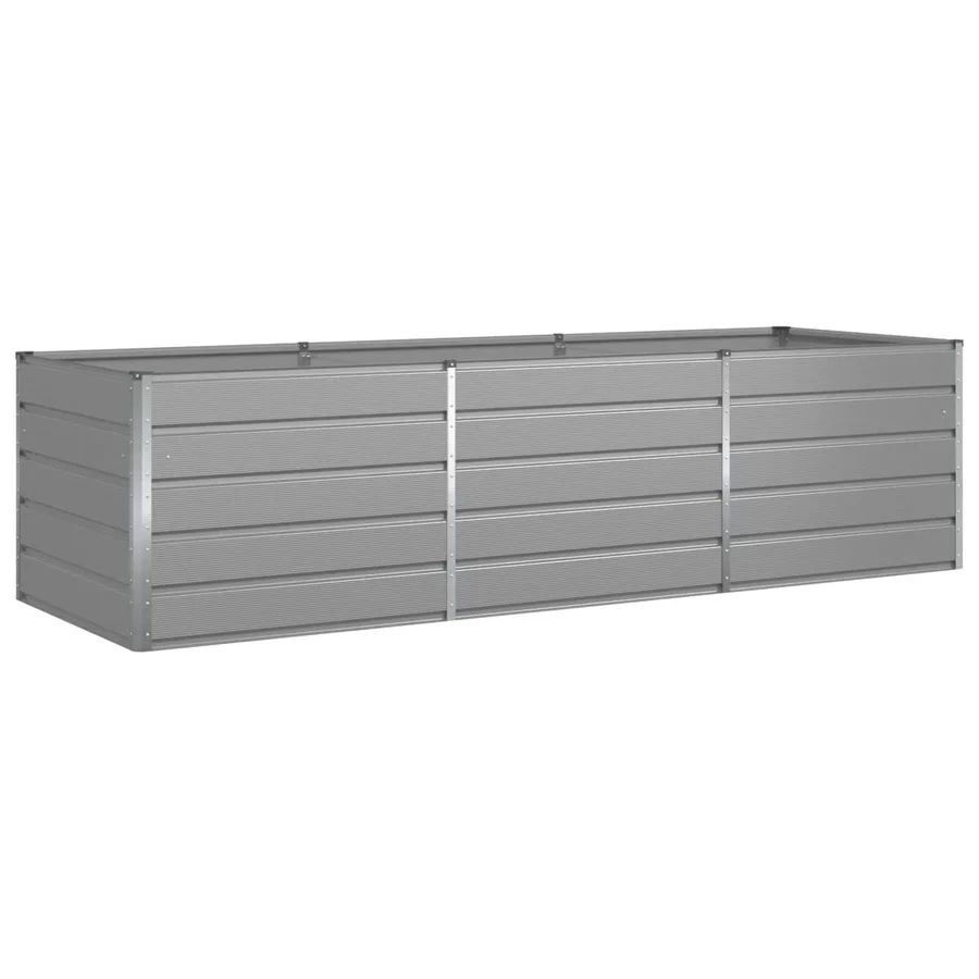 Jardinière Gris clair 290 x 100 x 75 cm Acier galvanisé - 2