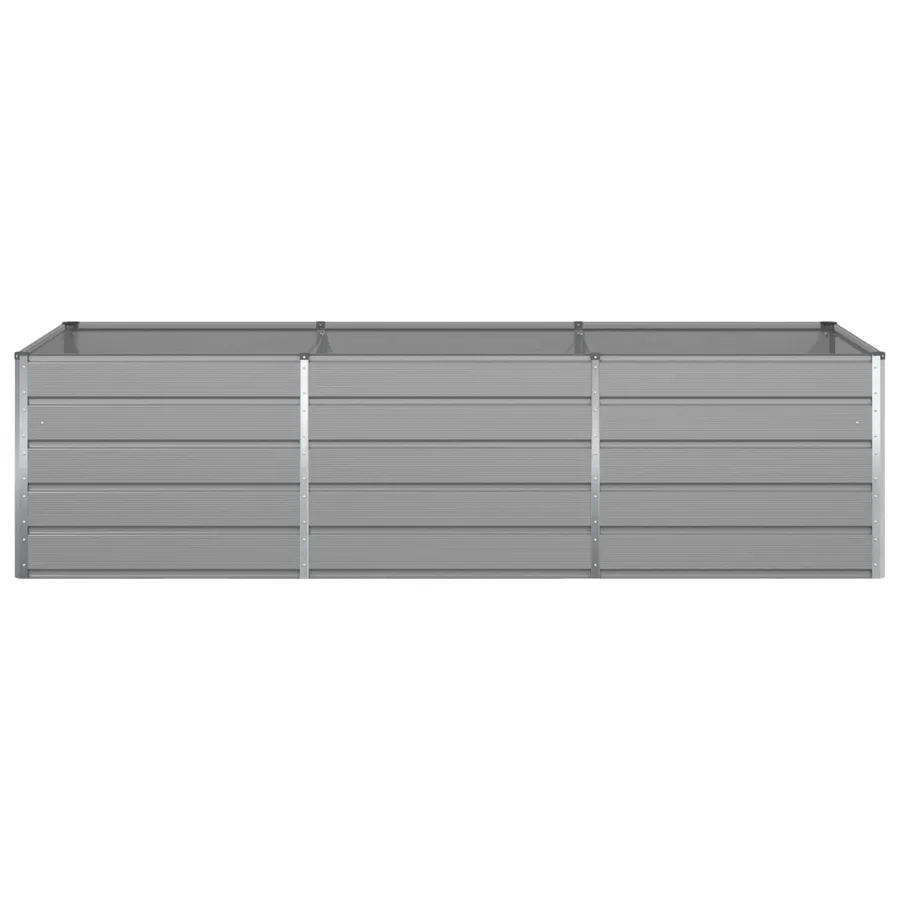 Jardinière Gris clair 290 x 100 x 75 cm Acier galvanisé - 5