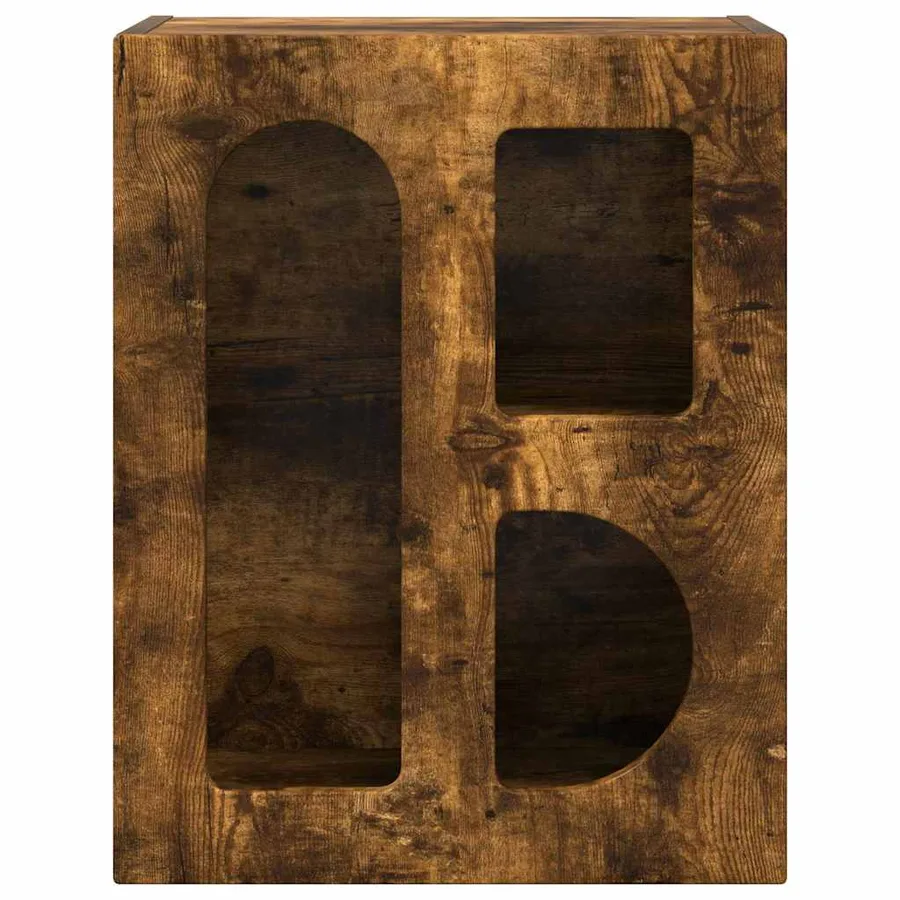 Table de chevet ELST 2 pc Chêne fumé 40 x 35 x 50 cm - 6